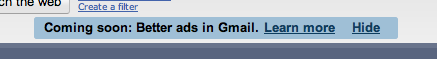 Coming soon: Better ads in Gmail