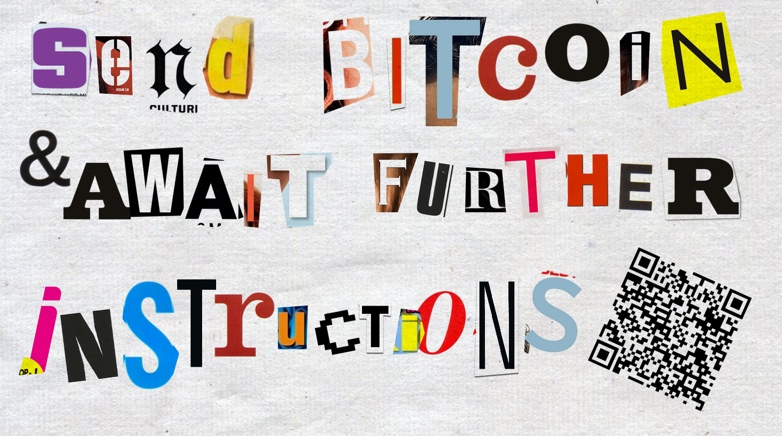 Bitcoin ransom note: Send Bitcoin and await further instructions! 1HbnTkyB1uErvUkJ81kxGEDxt2TzHEkf77